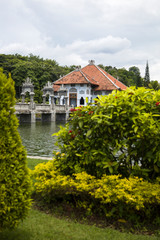 Fototapeta na wymiar Tirta Gangga water palace at Bali, Indonesia