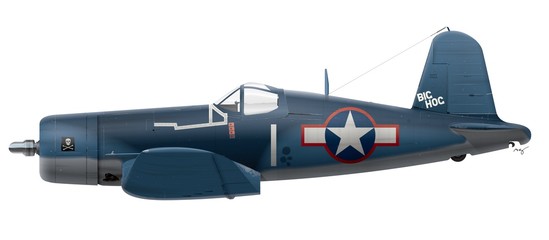 F4U-4-1A Vought Corsair - VF-17 Jolly Rogers - Big Hog 1943