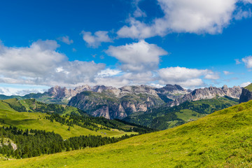 Fototapeta na wymiar Dolomites / View from Sella pass
