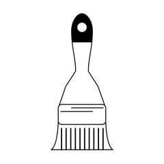 Paint brush construction tool