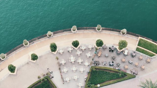 UAE/DUBAI - 20 DEZ 2018- Aerial view of Marina terrace. Dubai. UAE.