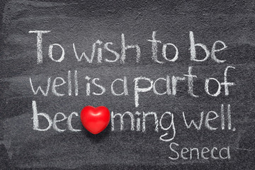 becoming well Seneca