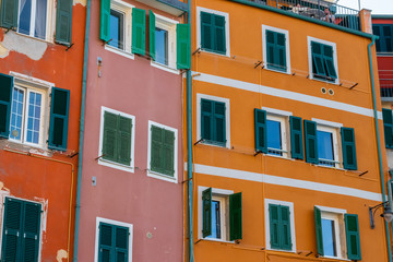 Obraz premium villages of the Cinque Terre, on the Ligurian coast, in Italy