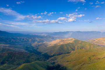 aerial view of mountains