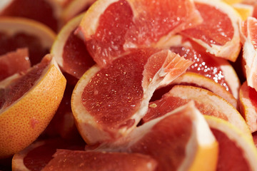 slices of grapefruit