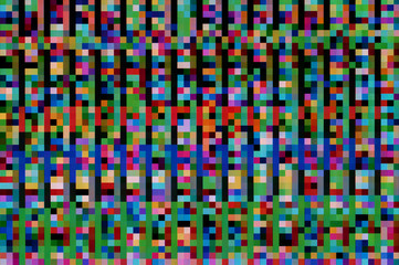 Pixel pattern of a digital glitch / Abstract background, pattern of a digital glitch.