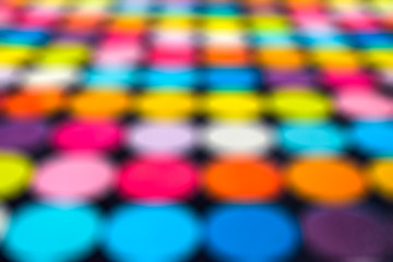 Colorful bokeh blur graphic effects background.