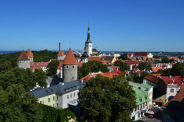 Ciudad báltica de Tallin, Estonia.