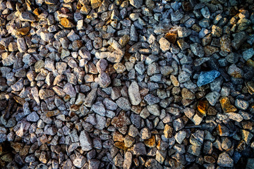 Gray stone background.