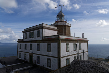 Fototapeta na wymiar Leuchturm am Cap Finisterre in Galicien