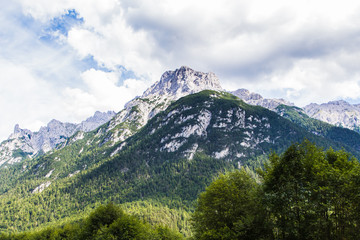 Landscape view Bavarian Alps, Germany, Europe