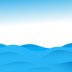 Blue water water abstract background vector