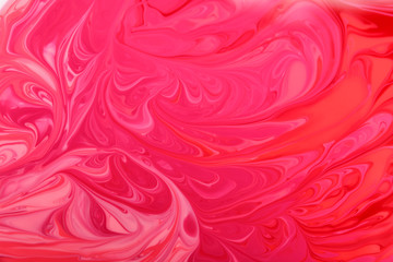 Obraz na płótnie Canvas Mixed different color nail polishes as background, closeup