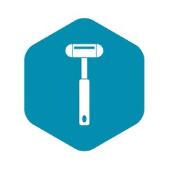 Reflex hammer icon. Simple illustration of reflex hammer vector icon for web