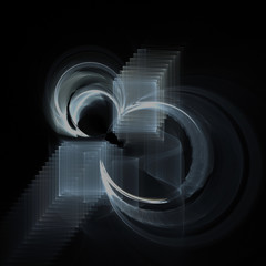 Abstract fractal background