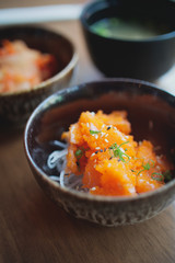 Japanese food : Shushi on the dish