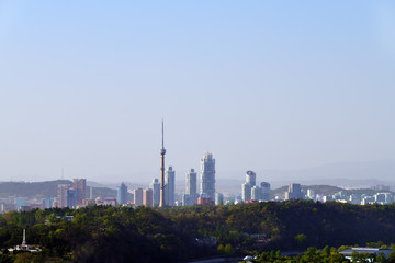 Naklejka premium Pyongyang, North Korea