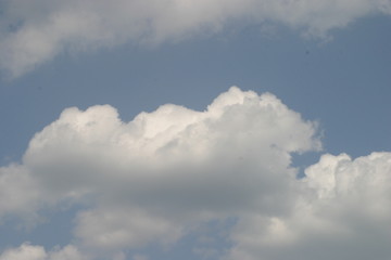 blue sky with white clouds