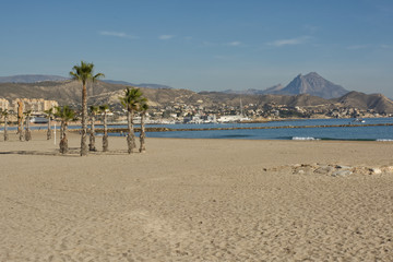 Beach at El Campello, Spain