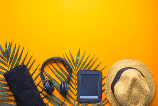 set for man on vacation