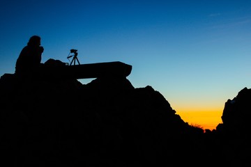 Fototapeta premium Sunset in the mountains