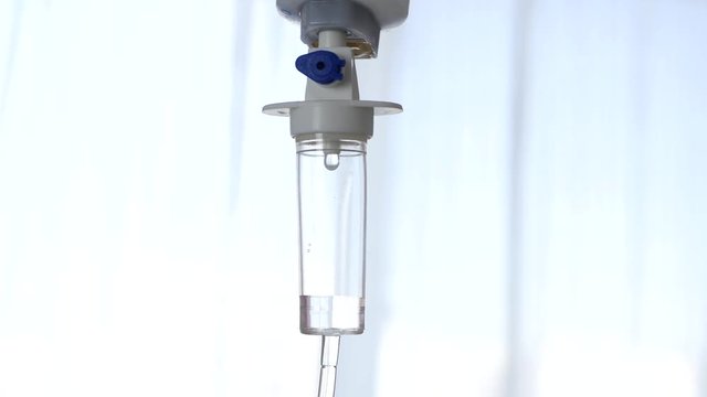 Image with Medical Perfusion for Intravenous Treatment in a Hospital Room