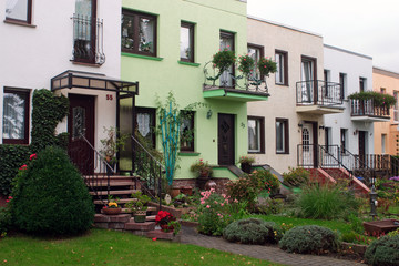 old house with garden