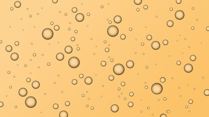 Bubble in yellow background, abstract background, vector illustration