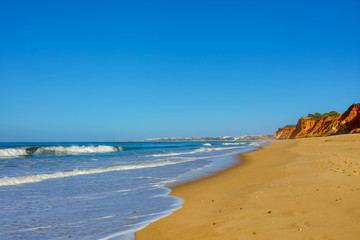 Falésia beach albufeira in Algarve Portugal