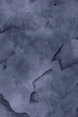 Naklejka premium The structure of blurred spots, ink, clouds and a set of wooden textures. Strokes of watercolor paints in blue on a white background. Illustration for packaging, designer bags, clothes, Wallpaper