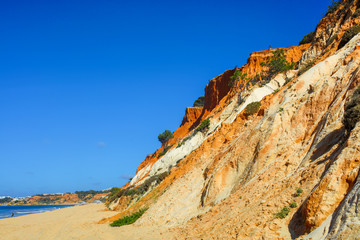 Falésia beach albufeira in Algarve Portugal