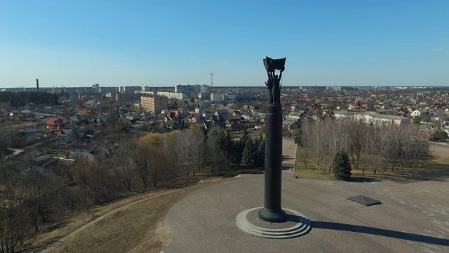 Monument of Glory to the warriors soldiers who died in the Second World War. Zhytomyr, Ukraine