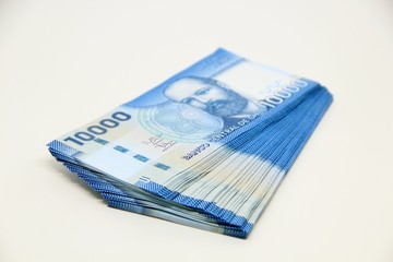 Chilean peso bills - background