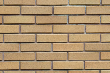 orange clinker brick wall background