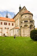 Jewish quarter and saint Procopius basilica in Trebic