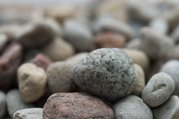 Fototapeta na wymiar heap of small stones