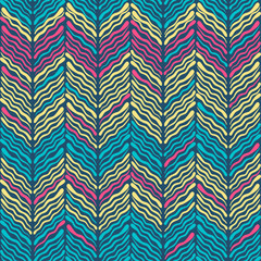 Abstract Ikat and boho style handcraft fabric pattern. Traditional Ethnic design for clothing and textile background, carpet or wallpaper