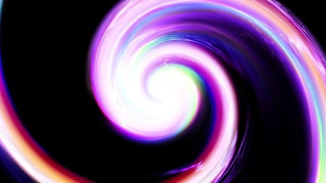 Endless spinning Revolving Spiral. Seamless looping footage. Abstract helix.