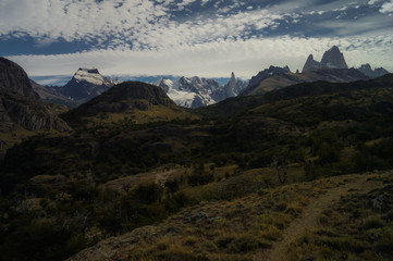 Obraz na płótnie Canvas cerro fitzroy in patagonia