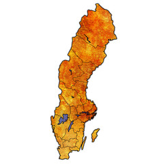 map of swedish counties