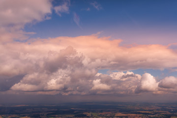 clouds in the sunset