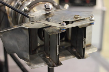 Straightener and turn device of inboard water jet