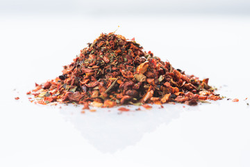 Close-up of Ottoman sweet spices blend. isolated.