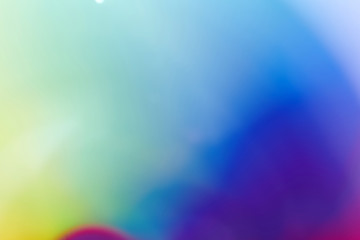 Beautiful fusion of bright colors and light leak