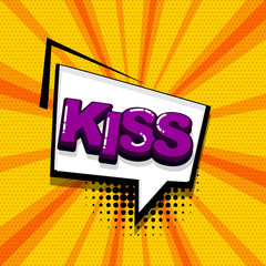 Pop art comic text