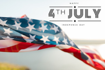American flag for Memorial Day, 4th of July or Labour Day.