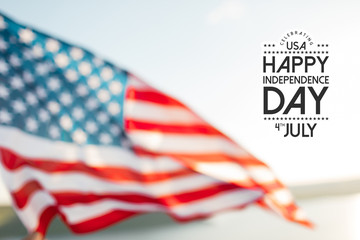 American flag for Memorial Day, 4th of July or Labour Day.