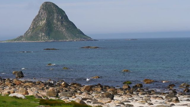 Island Bleiksoya resort Bleik Andoya Norway. Vesteralen archipelago