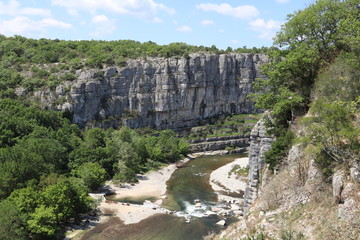 Fototapeta premium Cirque de Gens w Ruoms w Ardèche