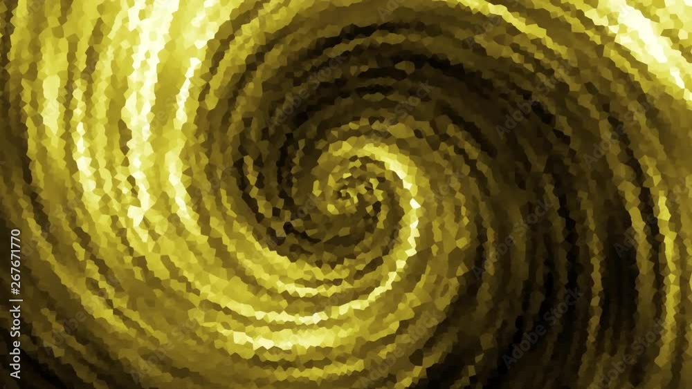 Poster Endless spinning Revolving Spiral. Seamless looping footage. Abstract helix.